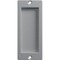 Ekena Millwork Premium 6" Flush Pull For Barn Doors 3/4" Thick or Greater, Silver Metallic GB6001FP06SM - alternate 1